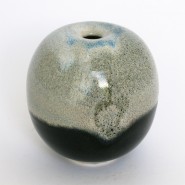 Round Chun-Temoku Vase